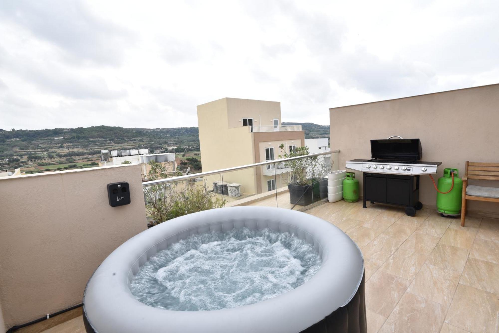 Апартаменты Hillview Duplex Penthouse Сент-Полс-Бей Экстерьер фото